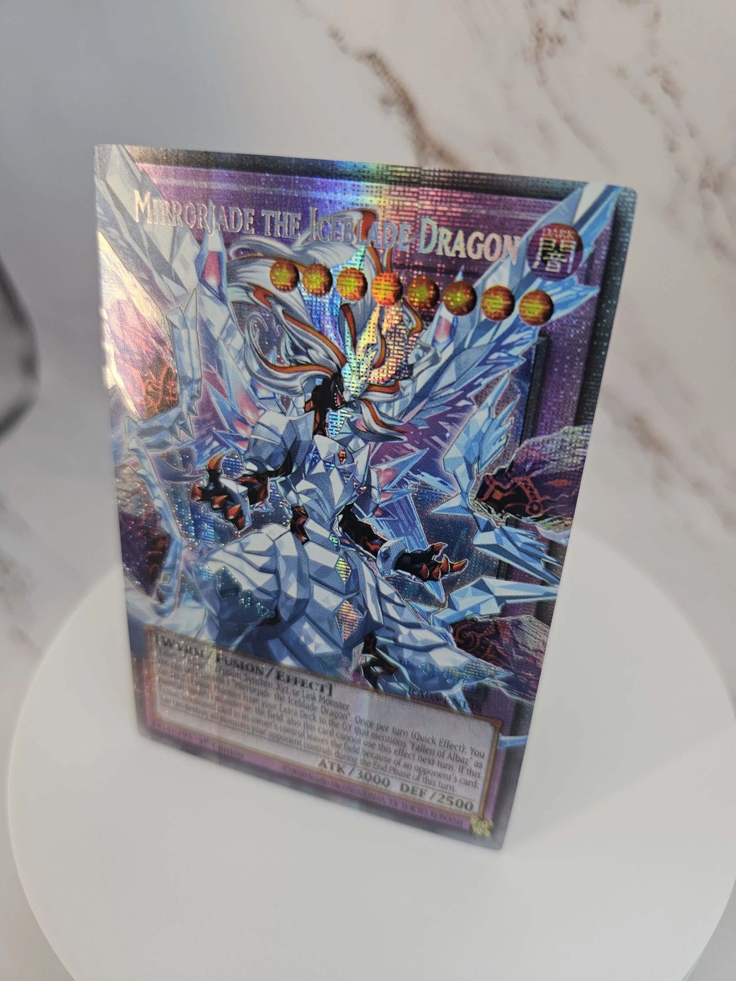 Mirrorjade the Iceblade Dragon - Overframe (RA05-EN148) — ValueTCG